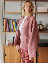Chaqueta rosa viejo Leone