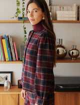 Plaid blouse Maxine