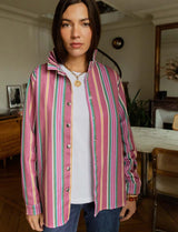 Denvy Striped Jacket