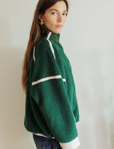 Veste verte & rose Sloan