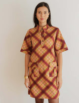 Robe à carreaux Anais