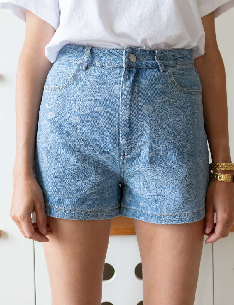 Short blue bandana Vasil
