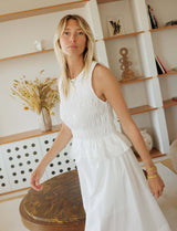 White Naviel Top
