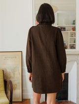Marlene leopard-print dress