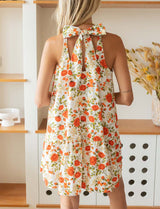 White floral Rosia dress