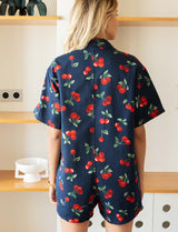 Marine and Cherry Romper Rowen