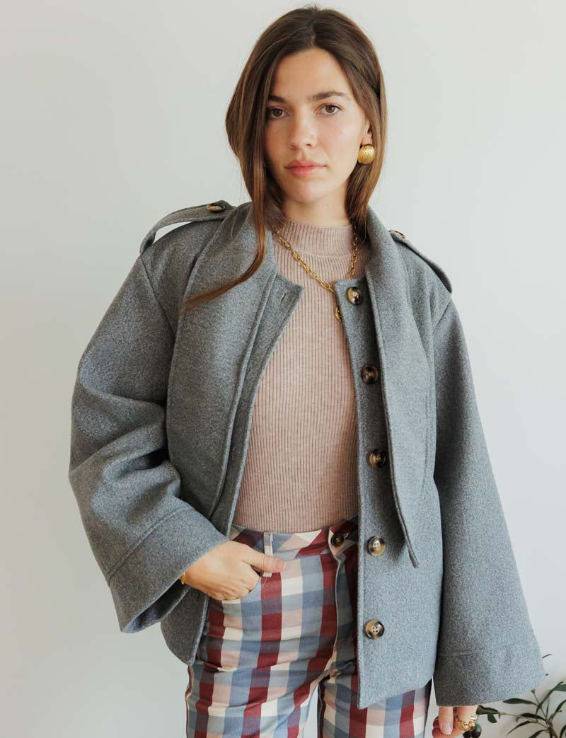 Gray coat Esteban