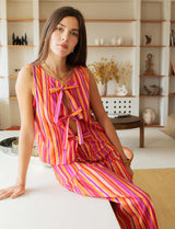 Multi-striped skirt Yama