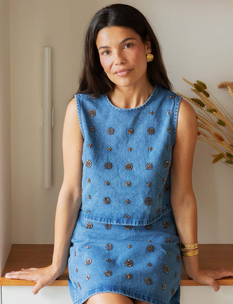 Blue Nista Skirt