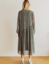 Green floral dress Maeva