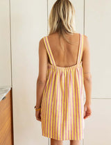 Yellow Naada terry cloth robe