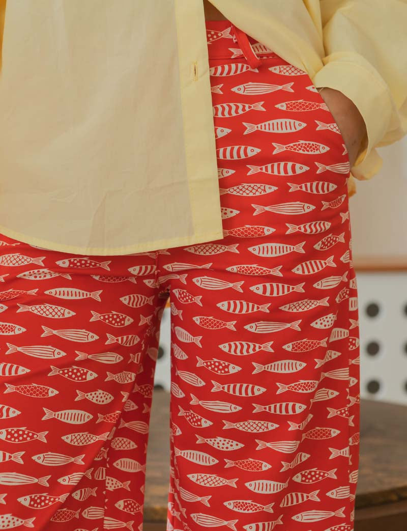 Pantalon rouge Elio