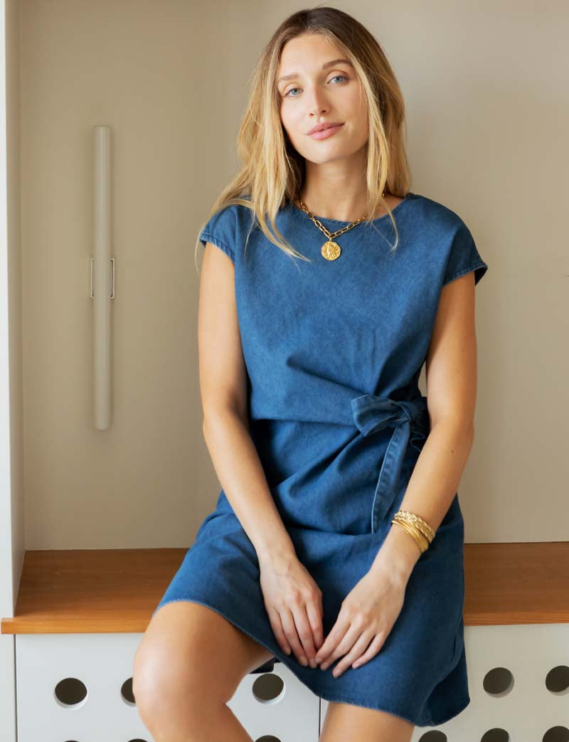 Robe bleue Laura