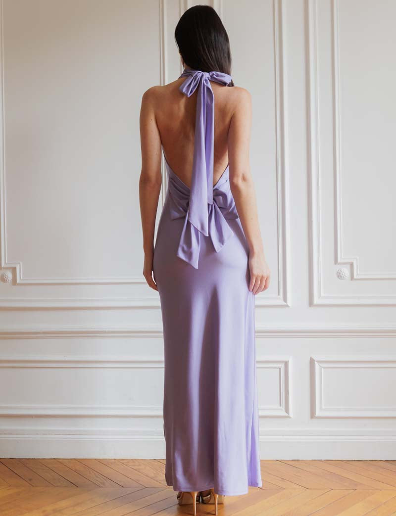 Robe lilas Velora