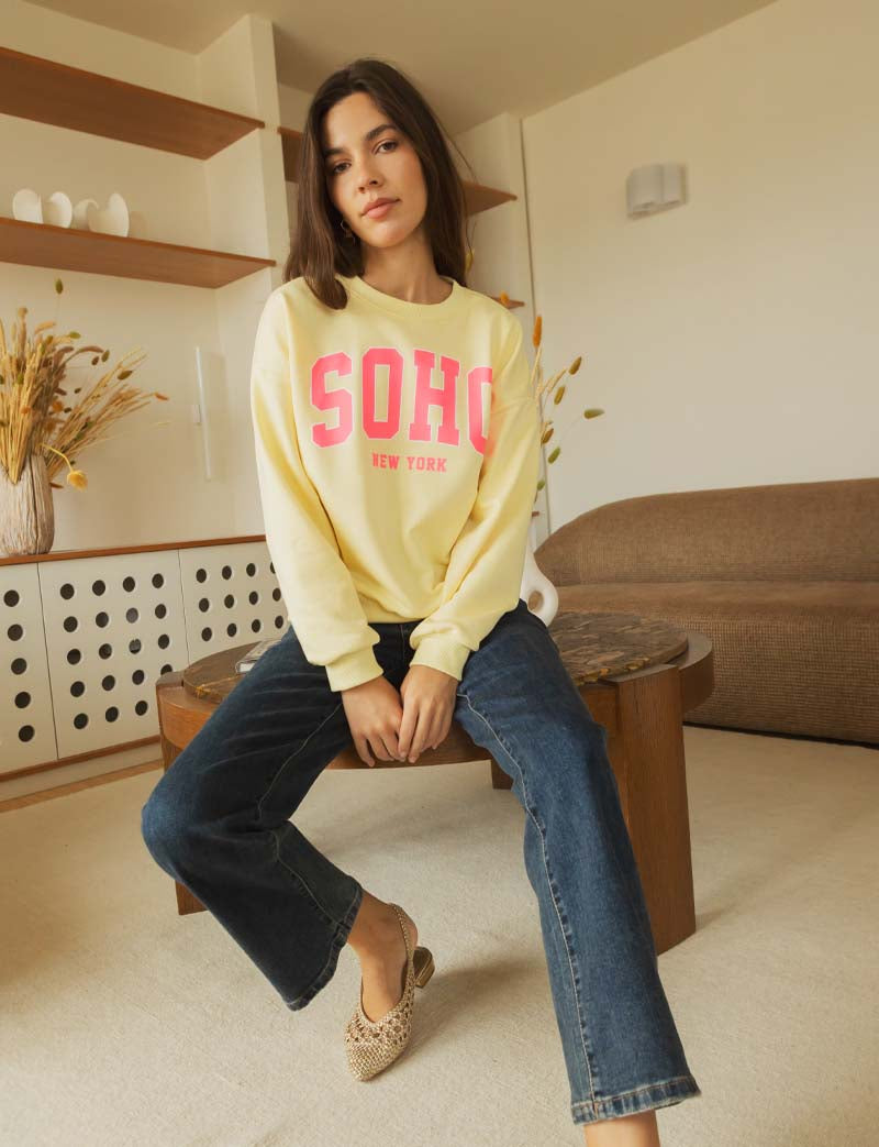 Yellow Soho Sweatshirt