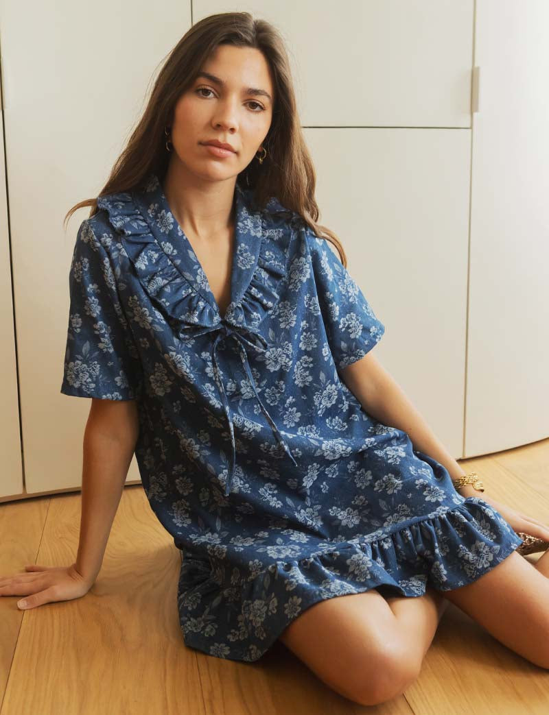 Vestido floreado Navi