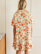 White floral robe Navi