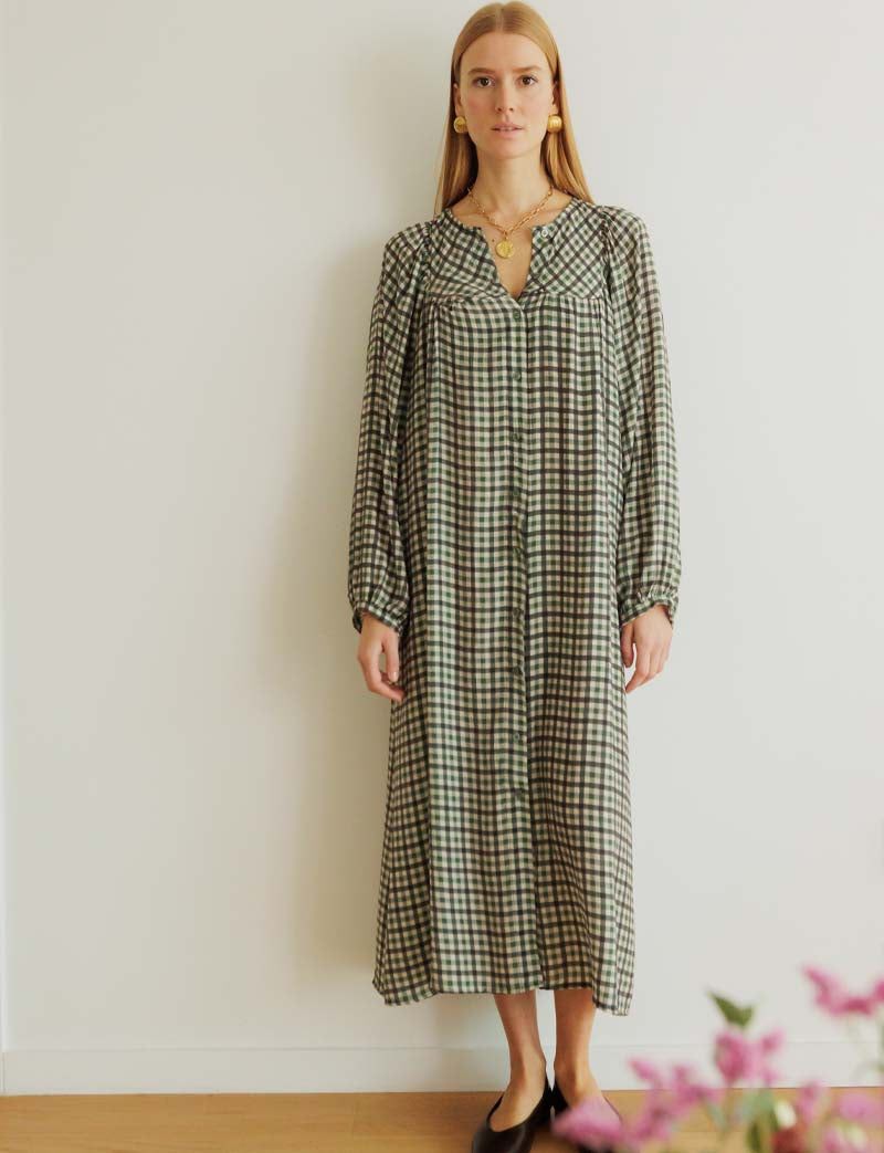 Robe à carreaux Vivy