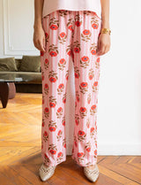 Pink striped and floral Niko pants