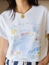 T-shirt blanc Riviera