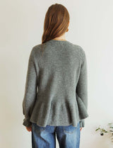 Gray cardigan Edwin