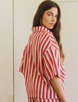 Red and Navy Ryo Pants