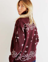 Pull bordeaux Berel