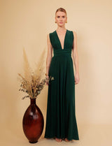 Dark Green Annabella Multi-Position Dress