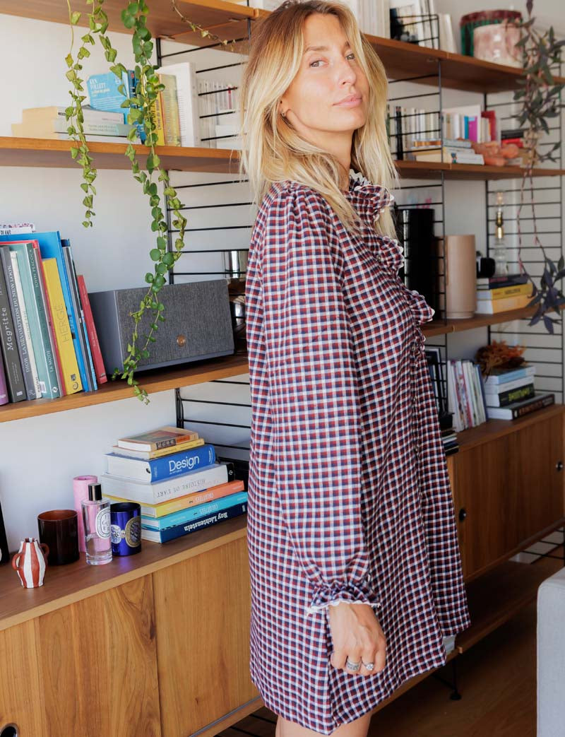 Robe à carreaux Asha