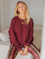 Sweat bordeaux Honoré