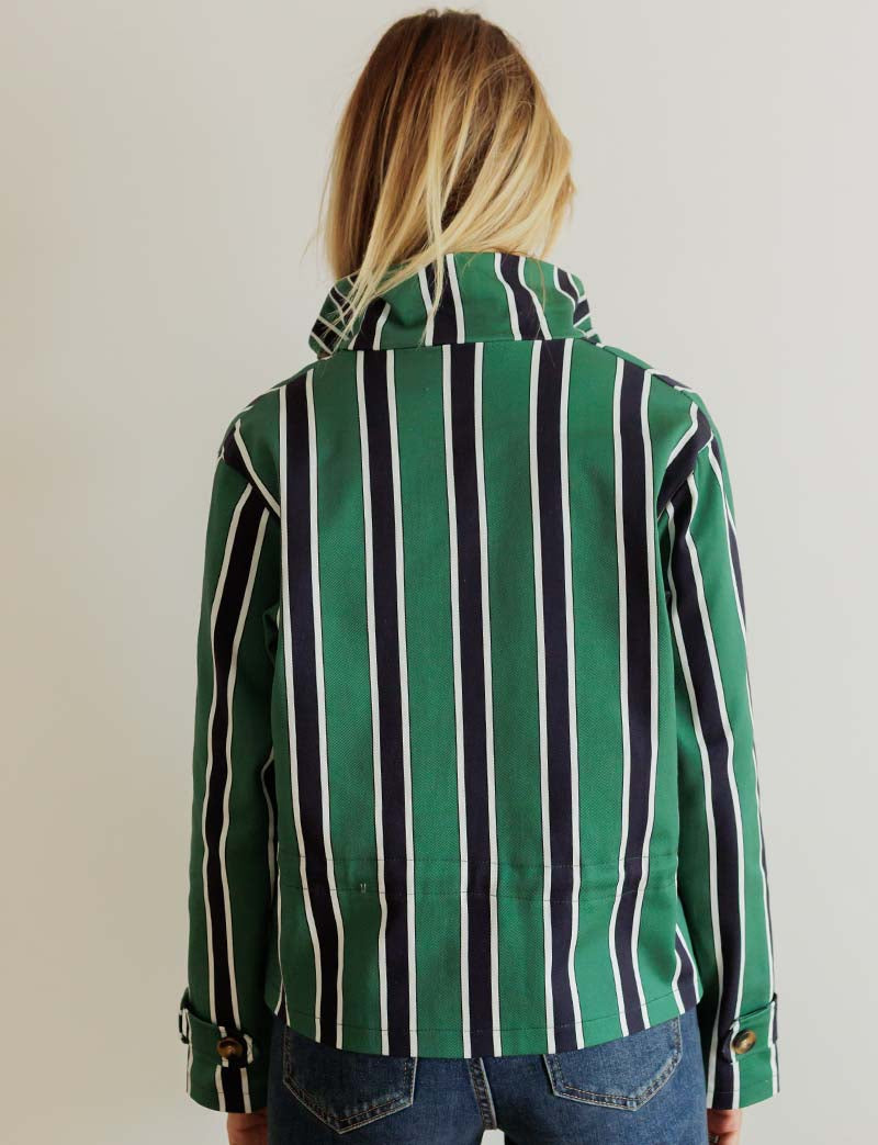 Veste marine & verte Arvy