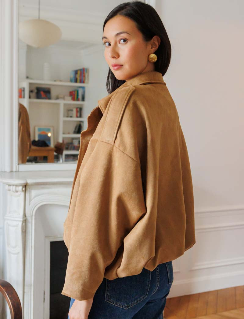 Virgile camel jacket