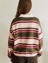 Jersey rosa y caqui Reese