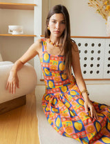 Top cítricos Lila