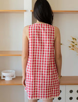 Robe vichy rouge Raymonde