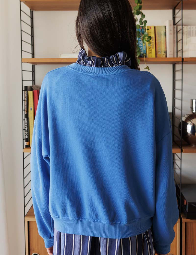 Sudadera azul Simon