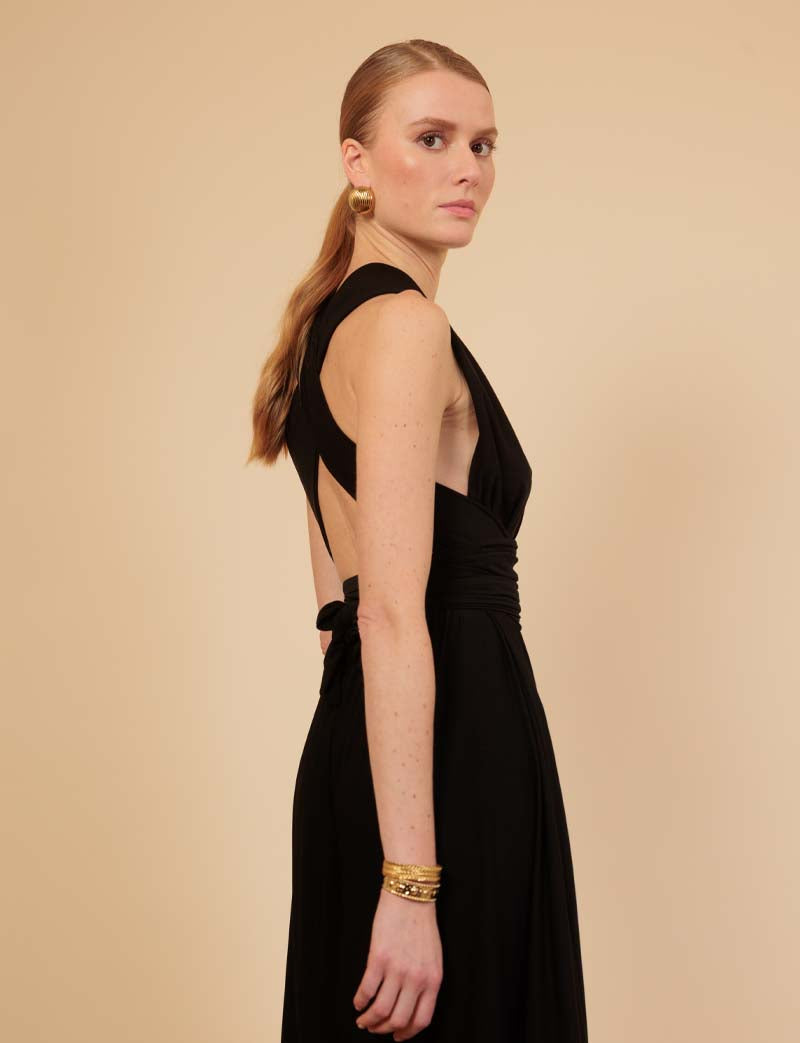 Robe multiposition noire Annabella