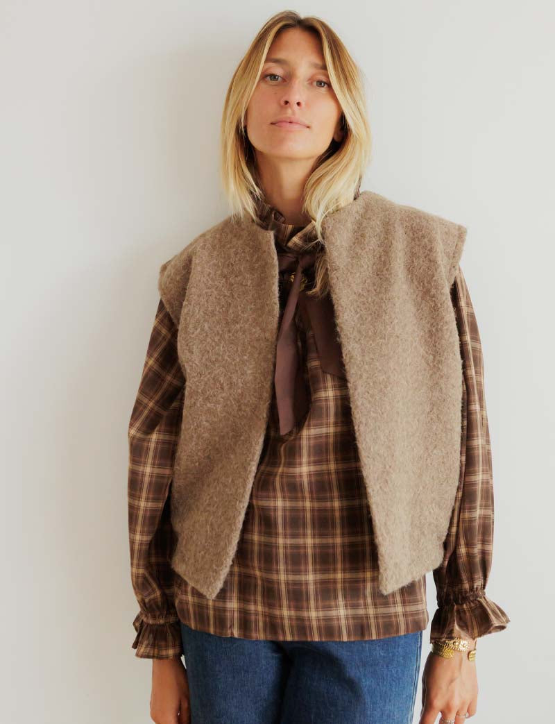 Gilet taupe Peny