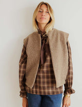 Gilet taupe Peny