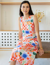 Linda mosaic robe