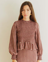 Gingham blouse Palomy