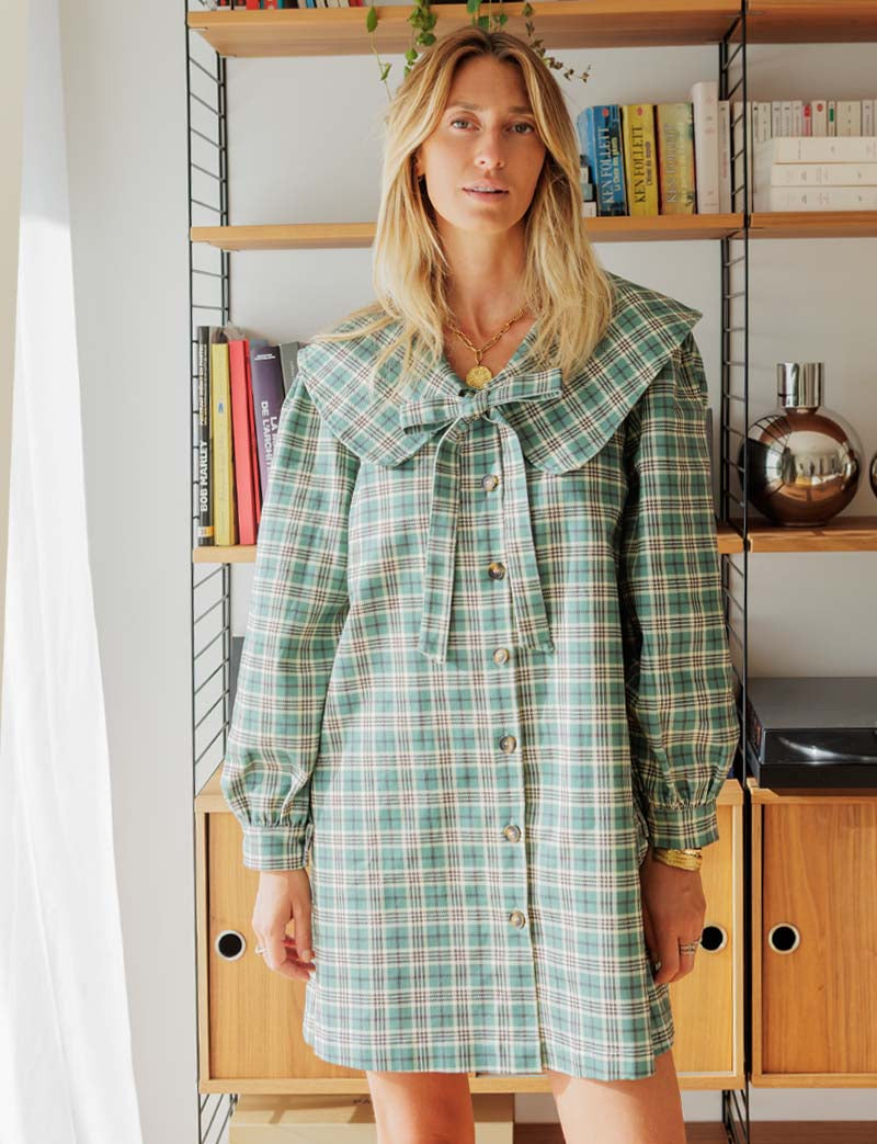 Mila plaid dress