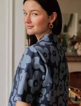 Robe bleue fleurie Monett