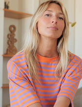 T-shirt orange & lilas Conrad