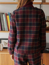 Plaid blouse Maxine