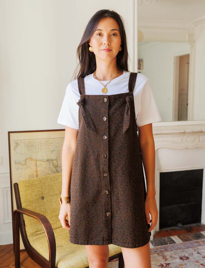 Mony leopard-print dress