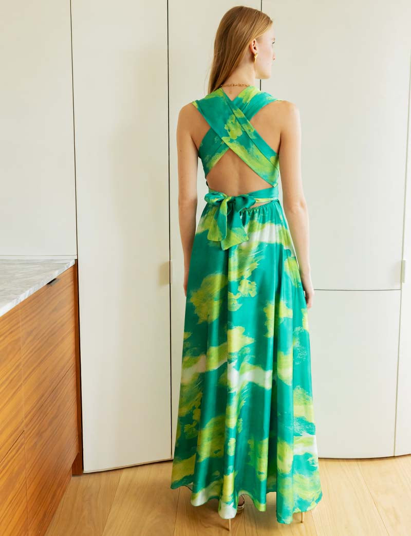 Robe verte Fiorella