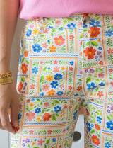 Jean patchwork fleuri Jony