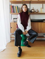 Pull bordeaux Zary