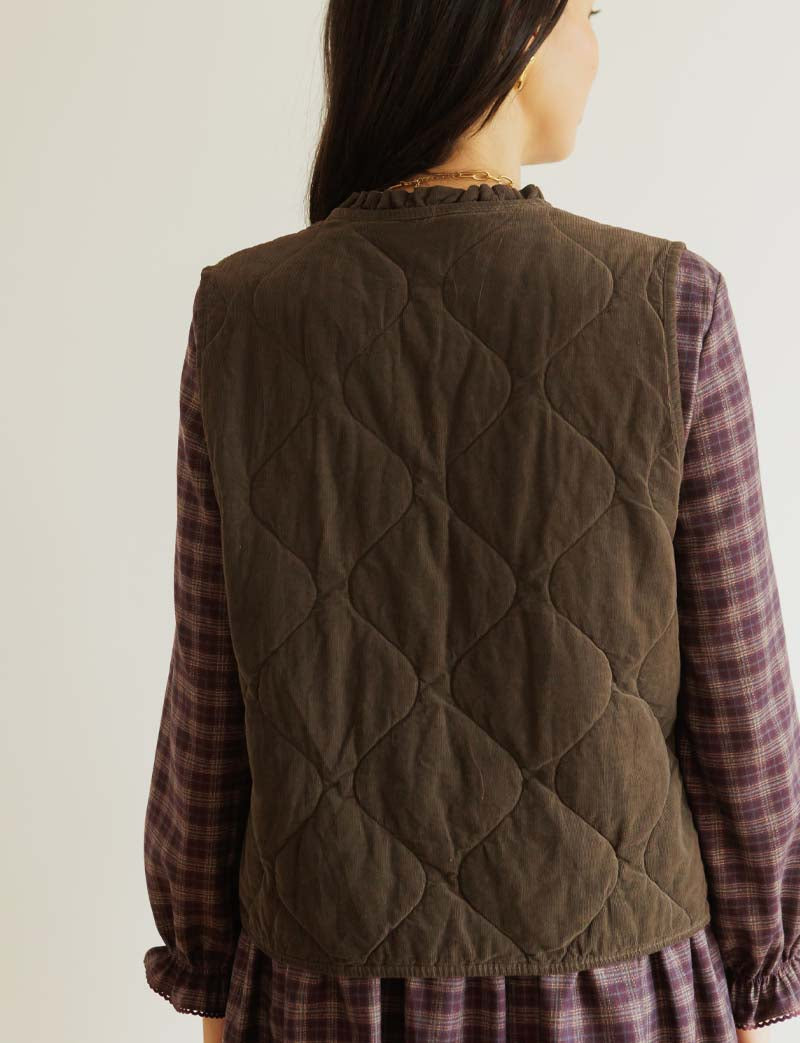 Gilet marron Yann